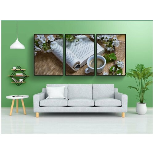 фото Набор модулных постеров для интерьера "дома, корона, дом" 60x90 см. в тубусе, без рамки lotsprints