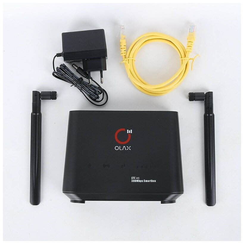 OLAX AX5 PRO - 4G 3G WiFi-роутер со встроенным модемом для сим-карт с выбором частот и внешними антеннами