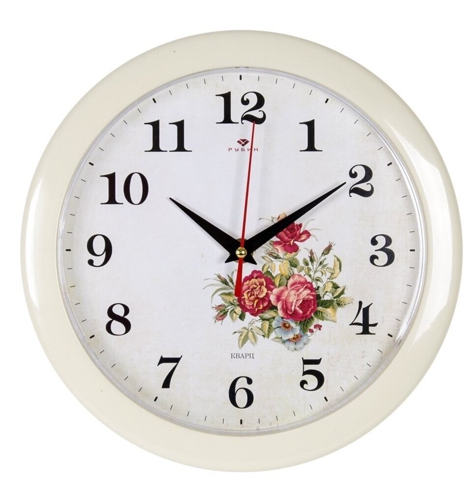 фото Часы настенные кварцевые Рубин Классика 2323-293