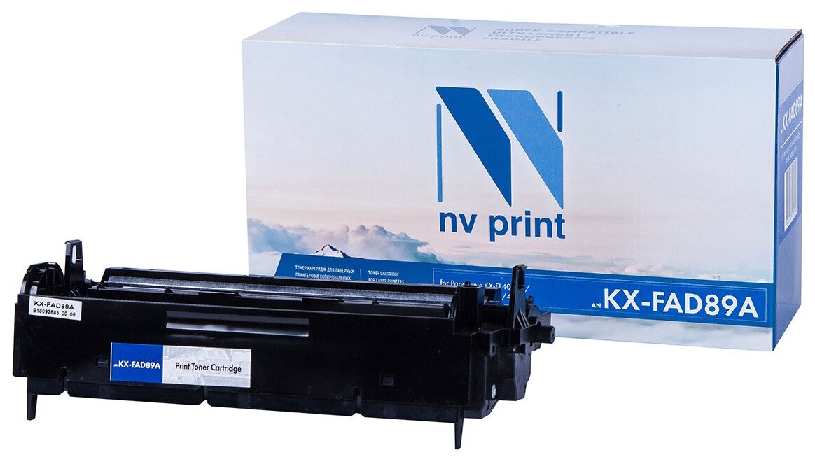 Драм-картридж NV Print NV-KXFAD89A для Panasonic KX-FL401, FL402, FL403, FL422, FLC411, FLC412, FLC413 (совместимый, чёрный, 10000 стр.)