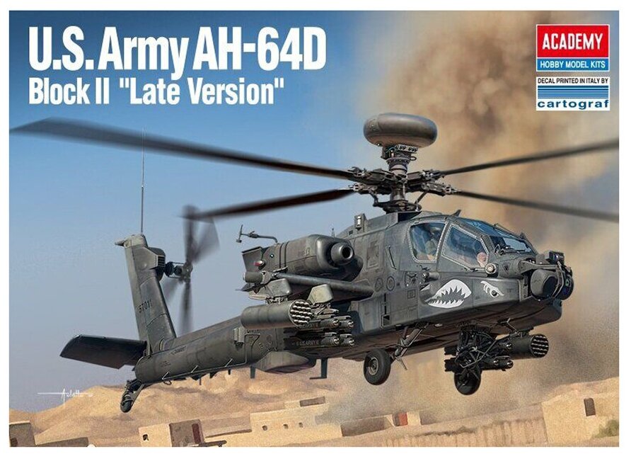 12551 Academy Американский ударный вертолет AH-64D Block II (1:72)