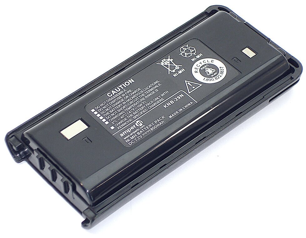 Аккумулятор Amperin для Kenwood NX-240, NX-340, TK-2200 (KNB-29) 1800mAh, 7.2V Ni-MH