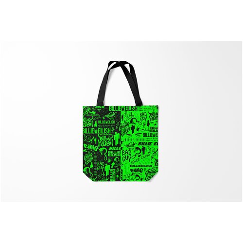 фото Сумка-шоппер / 40х40 см / разная музыка / billie eilish билли айлиш burnettie