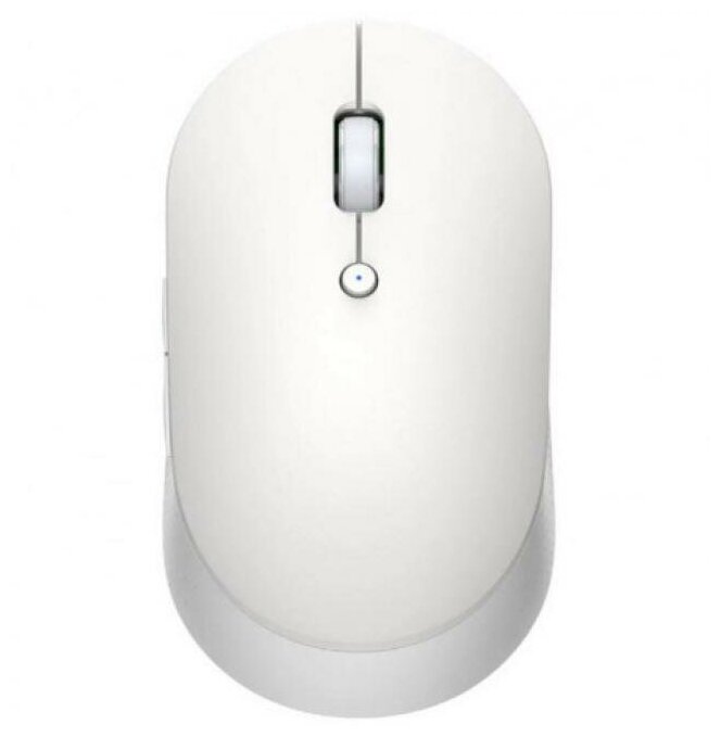 Xiaomi Беспроводная бесшумная мышь с двойным подключением Xiaomi Mi Mouse Silent Edition Dual Mode Белый WXSMSBMW02