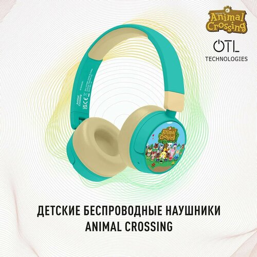 Наушники беспроводные OTL Technologies детские Animal Crossing наушники otl technologies twc nintendo animal crossing ac0875