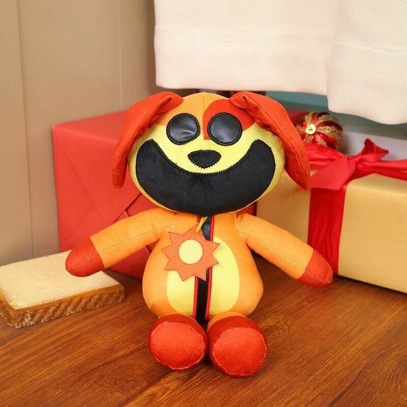 Мягкая плюшевая игрушка Poppy playtime Smiling Critters Kукла в качестве подарка для детей- 30см оранжевый