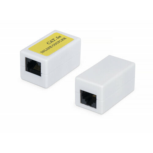 Проходной адаптер Cabeus (coupler), RJ-45(8P8C), категория 5e CA-8P8C-C5e-WH