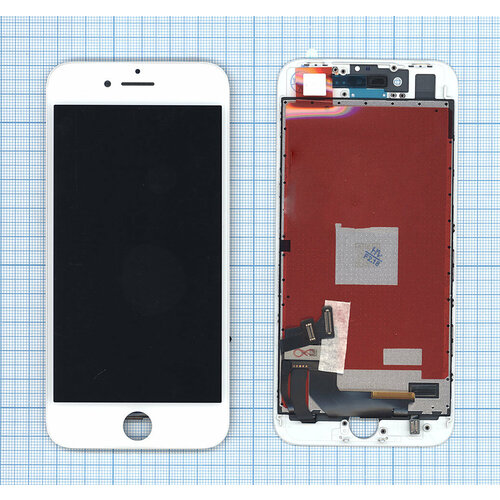 дисплей для iphone 8 в сборе с тачскрином foxconn белый Дисплей для iPhone 8 в сборе с тачскрином (Hancai) белый