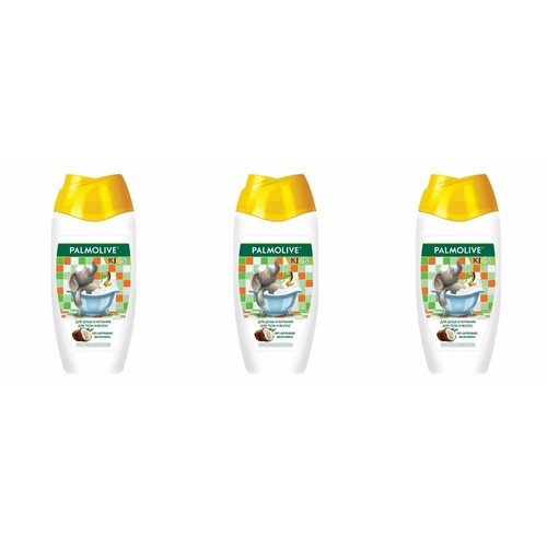 Palmolive Гель для душа и купания Kids, Кокос, для детей от 3 лет, 250 мл - 3 шт