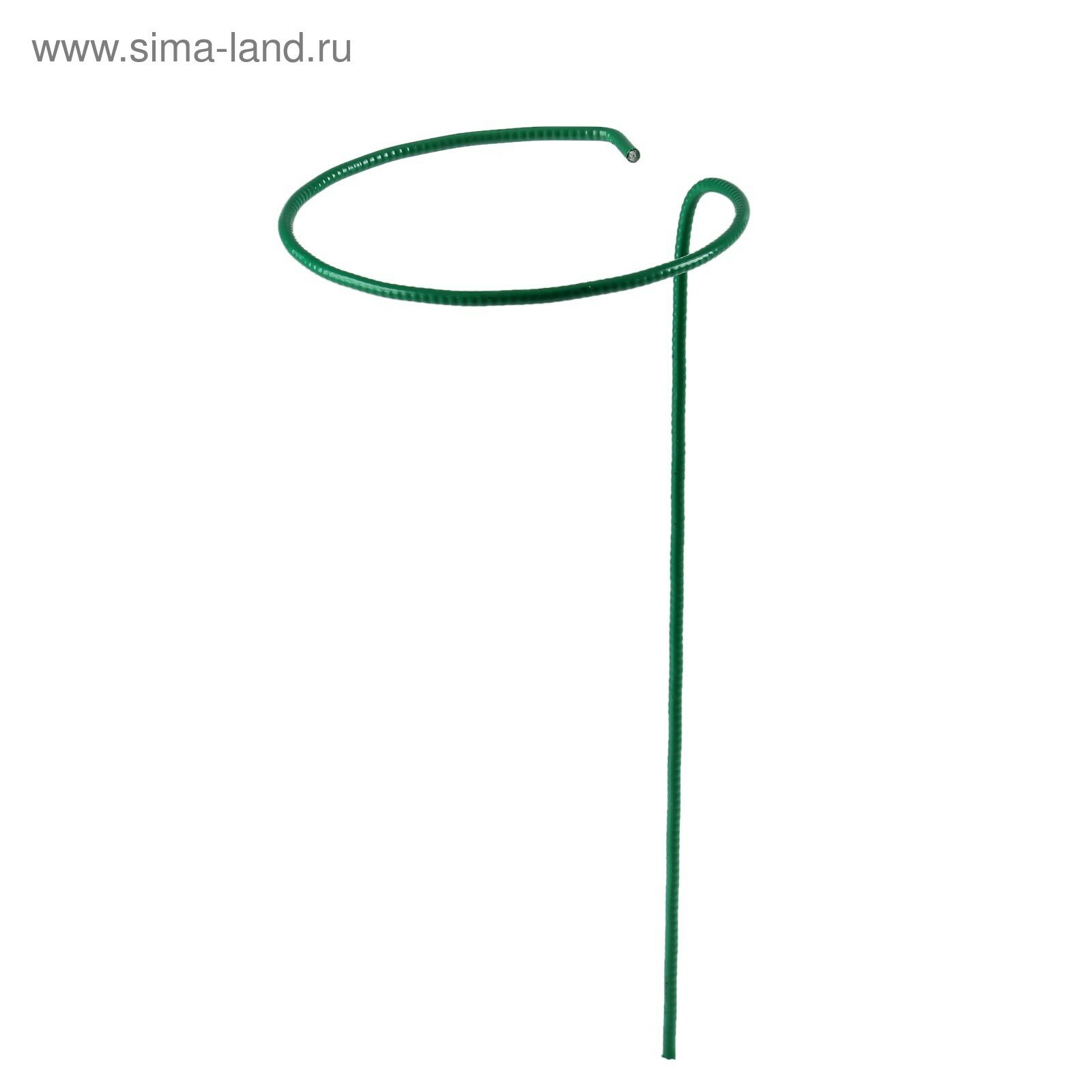 Кустодержатель для клубники, d = 15 см, h = 25 см, ножка d = 0,3 см, металл, зелёный,