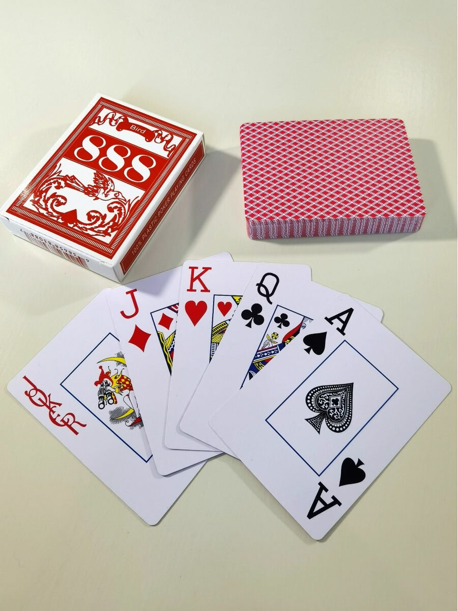 Игральные карты из 100%-го пластика для покера