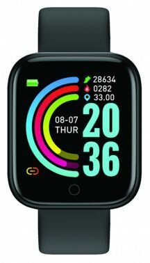 Умные часы Digma Smartline R1 1.3" TFT черный (R1B)