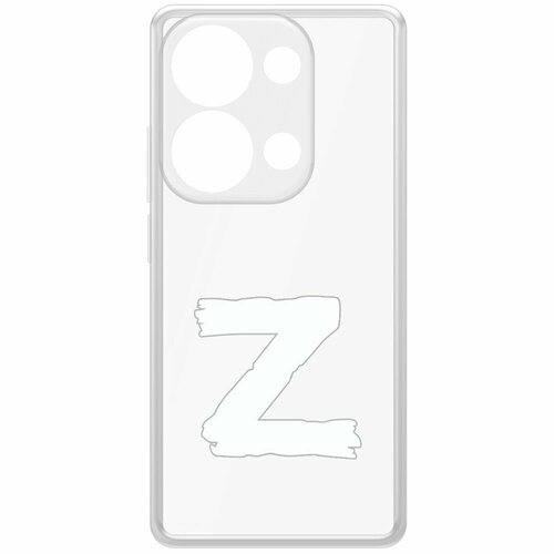 Чехол-накладка Krutoff Clear Case Z для Xiaomi Poco M6 Pro 4G чехол накладка krutoff soft case z для xiaomi poco m6 pro 4g черный