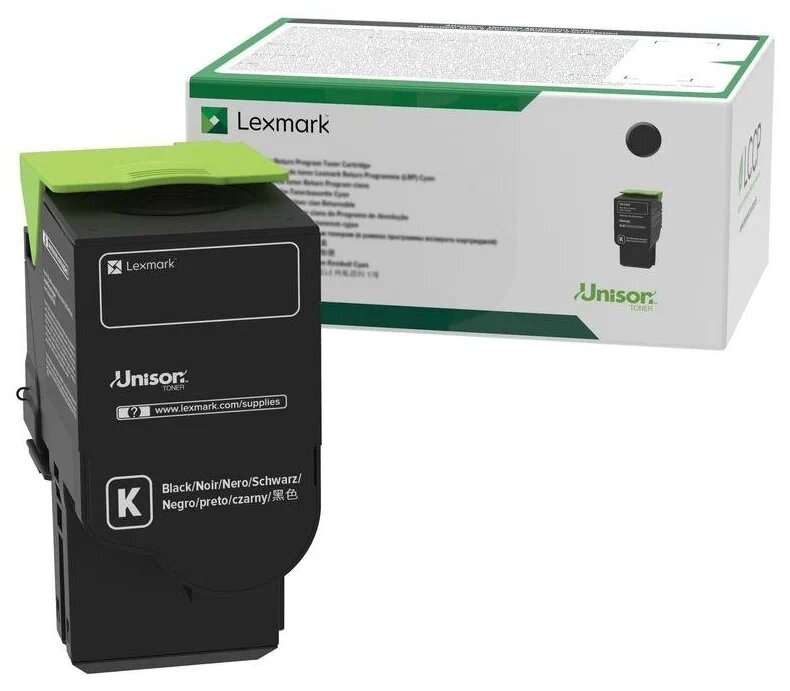 Картридж Lexmark 80C8HKE с тонером высокой ёмкости для CX310/410/510, чёрный, Corporate (4K)