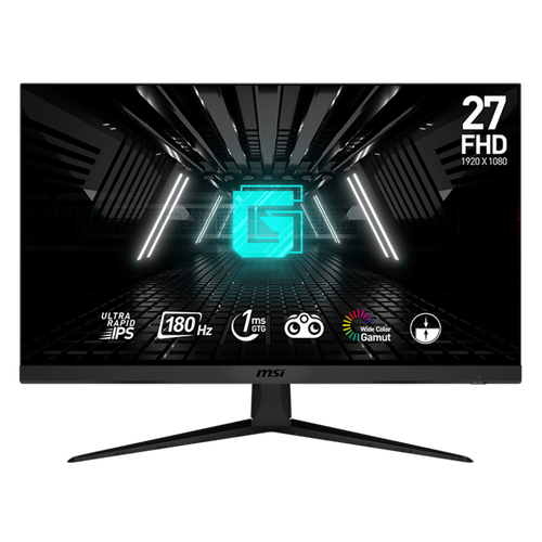 Монитор MSI G2712F 27 169 FHD1920x11080Ultra Rapid IPS1ms 30001 100M1 300nit 178178 2xHDMI 20b DP 12a Tilt VESA180Hz Black1y w-ty 9S6-3CD61T-009 2430300₽