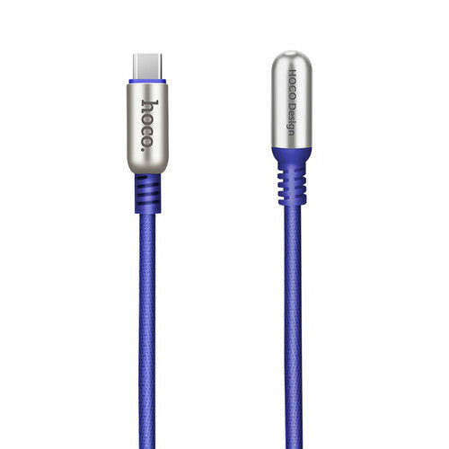 Кабель USB HOCO U17 Micro Capsule USB - MicroUSB, 2.4А, 1.2 м, синий кабель usb hoco u17 micro capsule usb microusb 2 4а 1 2 м красный