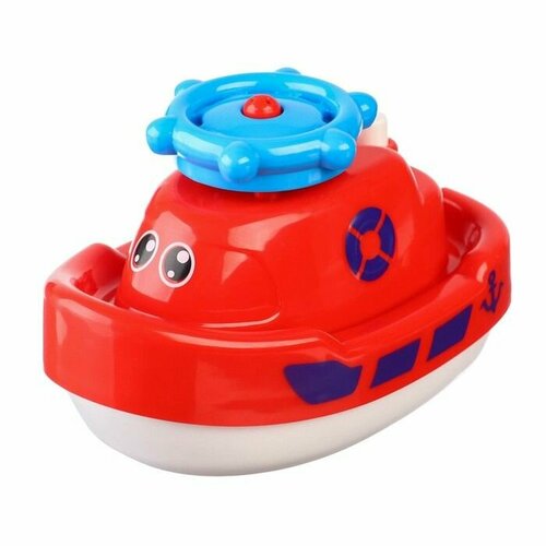 Игрушка для ванны . Корабль . фонтанчик . игрушка для ванны корабль фонтанчик цвет микс комплект из 2 шт