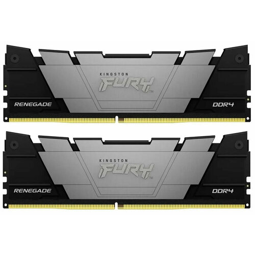 Kingston Память оперативная 32GB3600MT s DDR4 CL16DIMM Kit of 2 1Gx8 FURYRenegadeBlack KF436C16RB12K2 32 1214100₽