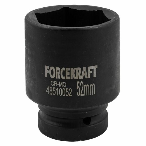 Головка ударная глубокая 1', 52мм (6гр.) FORCEKRAFT FK-48510052
