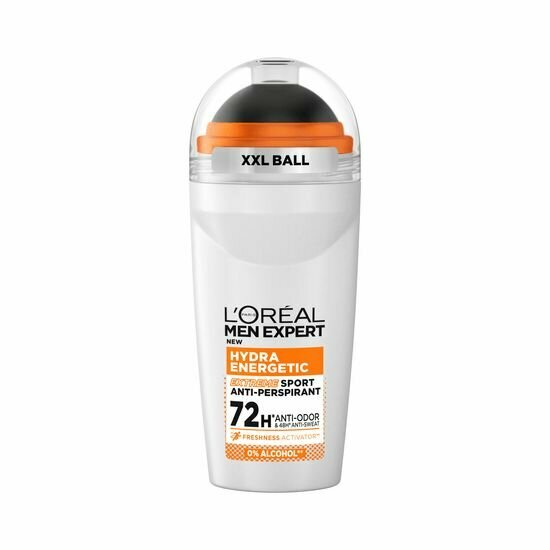 Шариковый дезодорант-антиперспирант Hydra Energetic Extreme Sport Men Expert 72 часа 50 мл (Франция) — фото 1