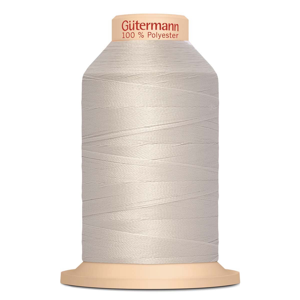 14 Нитки швейные Tera 180/2000 м оверлочная, 100% полиэстер, Gutermann 735884 (008 суровый)