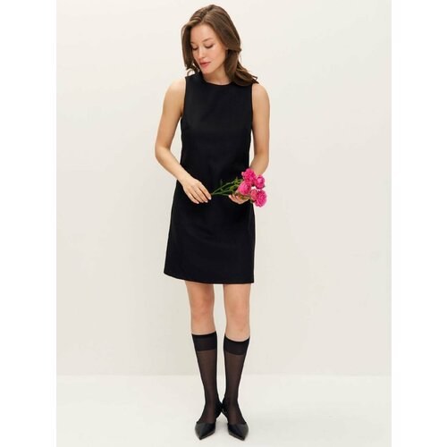 Сарафан WONDERCLO, размер 42/S, черный платье ампир sarah smith шифон в классическом стиле свободный силуэт мини размер 44 черный