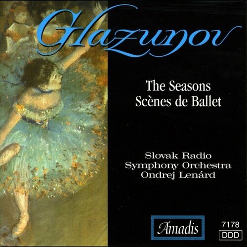 Glazunov - Seasons / Scenes De Ballet-SRSO Ondrej Lenard < Amadis CD Чехия (Компакт-диск 1шт) глазунов времена года