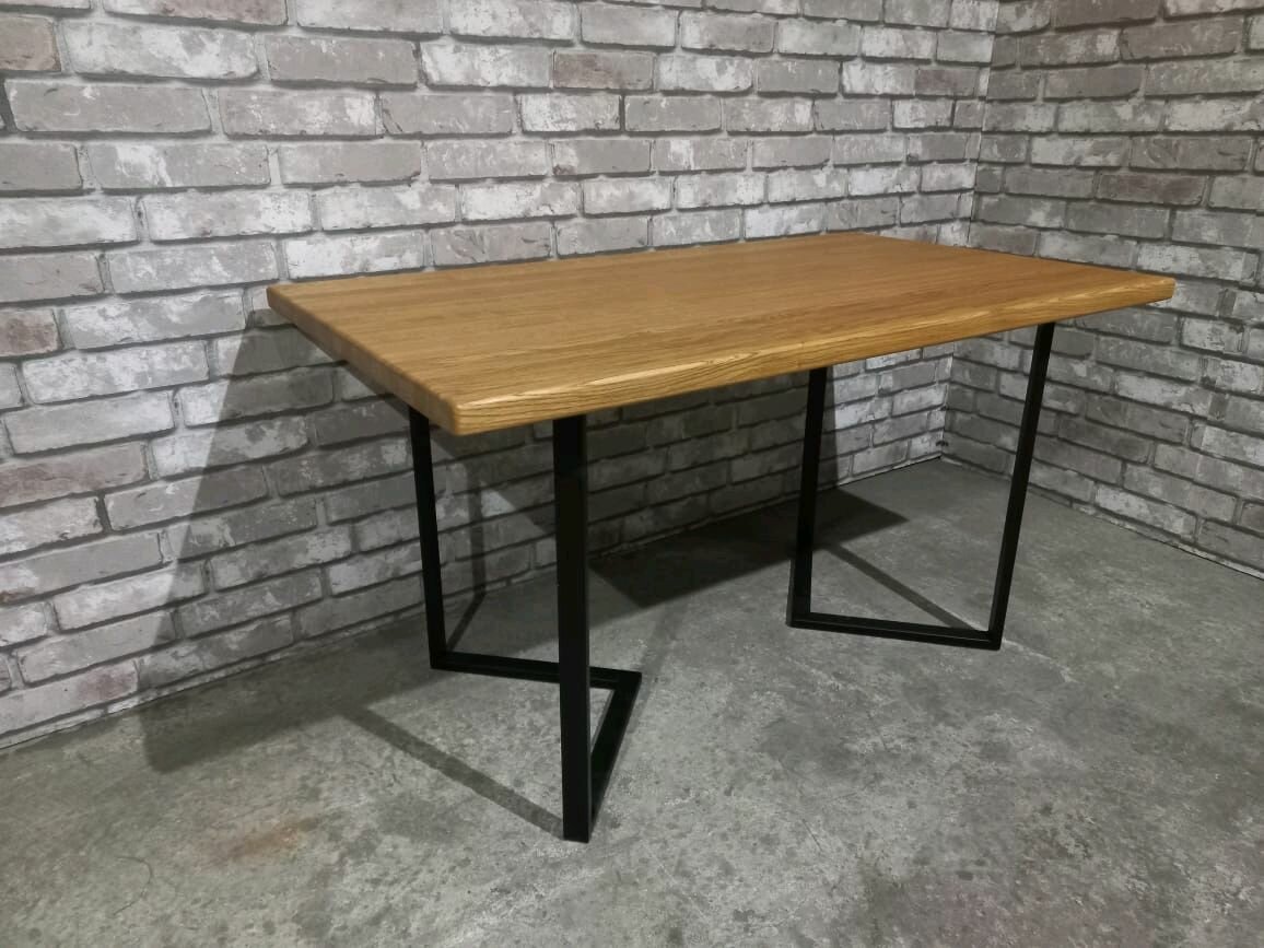 Обеденный стол лофт Barben-02, с размерами 150х75х60 см