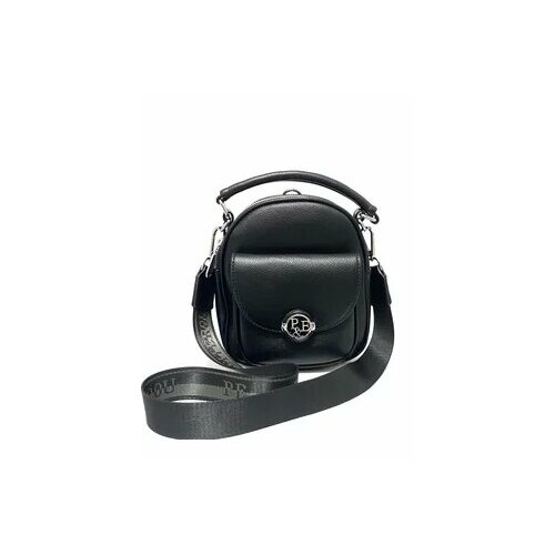 Рюкзак торба Polina & Eiterou, фактура зернистая, черный