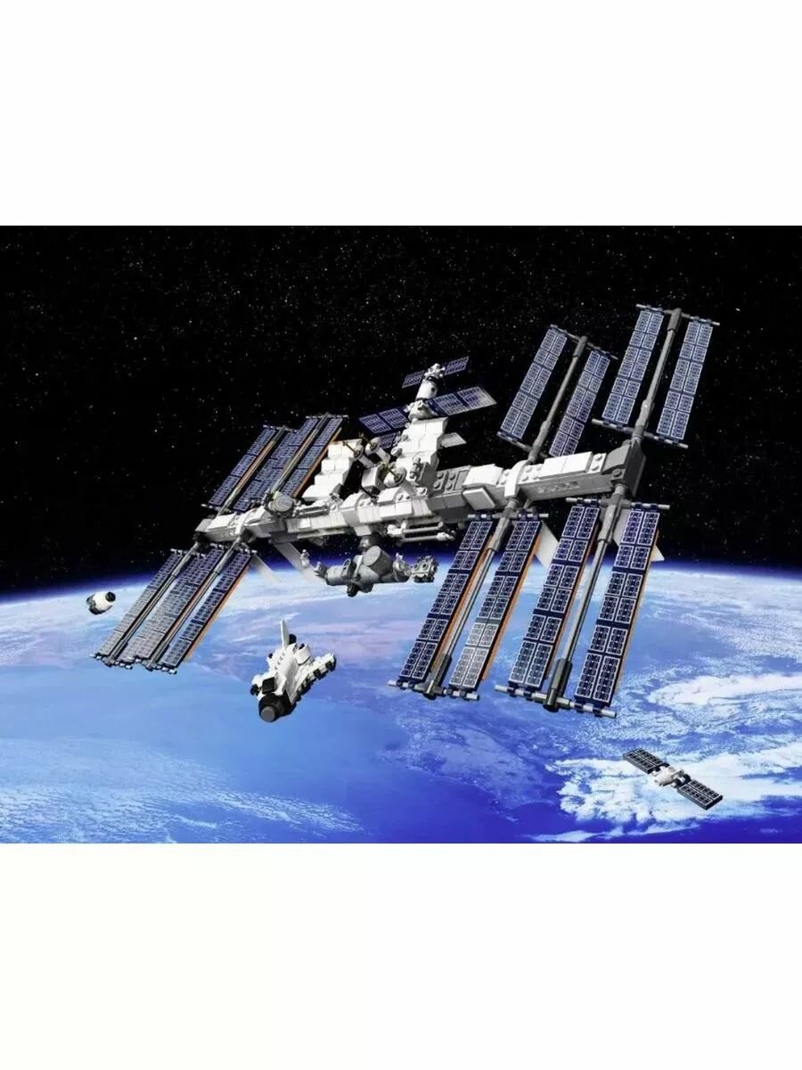 Конструктор Международная Космическая Станция 864 деталей — фото 1