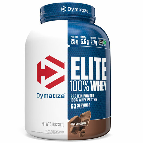 Протеин Dymatize Elite Whey 2300 гр Насыщенный Шоколад
