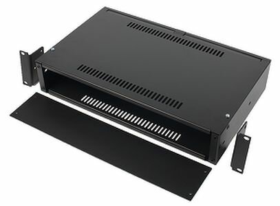 Корпус 19" ECT 2602UB(RM) высота 2U глубина 260 цвет черный