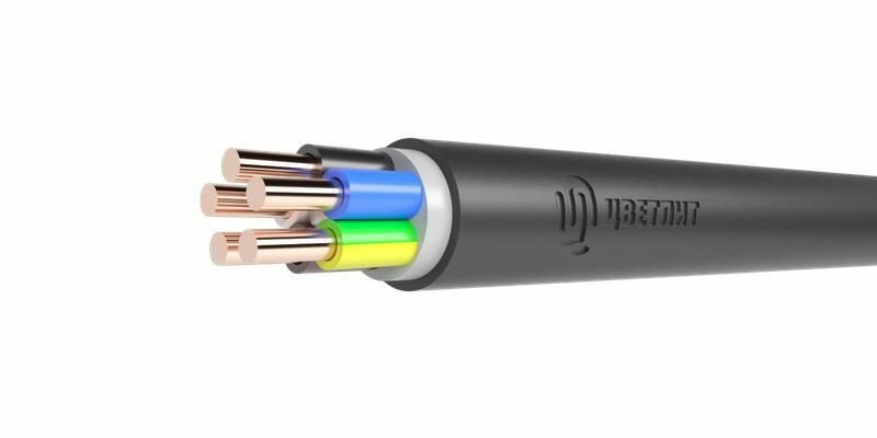 Кабель ППГнг(А)-HF 5х4 ОК (N PE) 0.66кВ (м) Цветлит 00-00140602 (10 Метров)