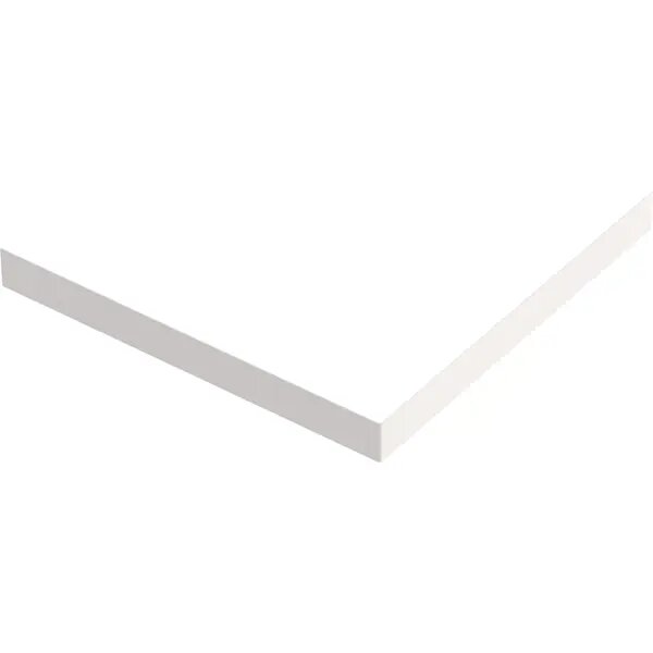 Экран для душевого поддона Marble квадратный 90x90 см цвет белый