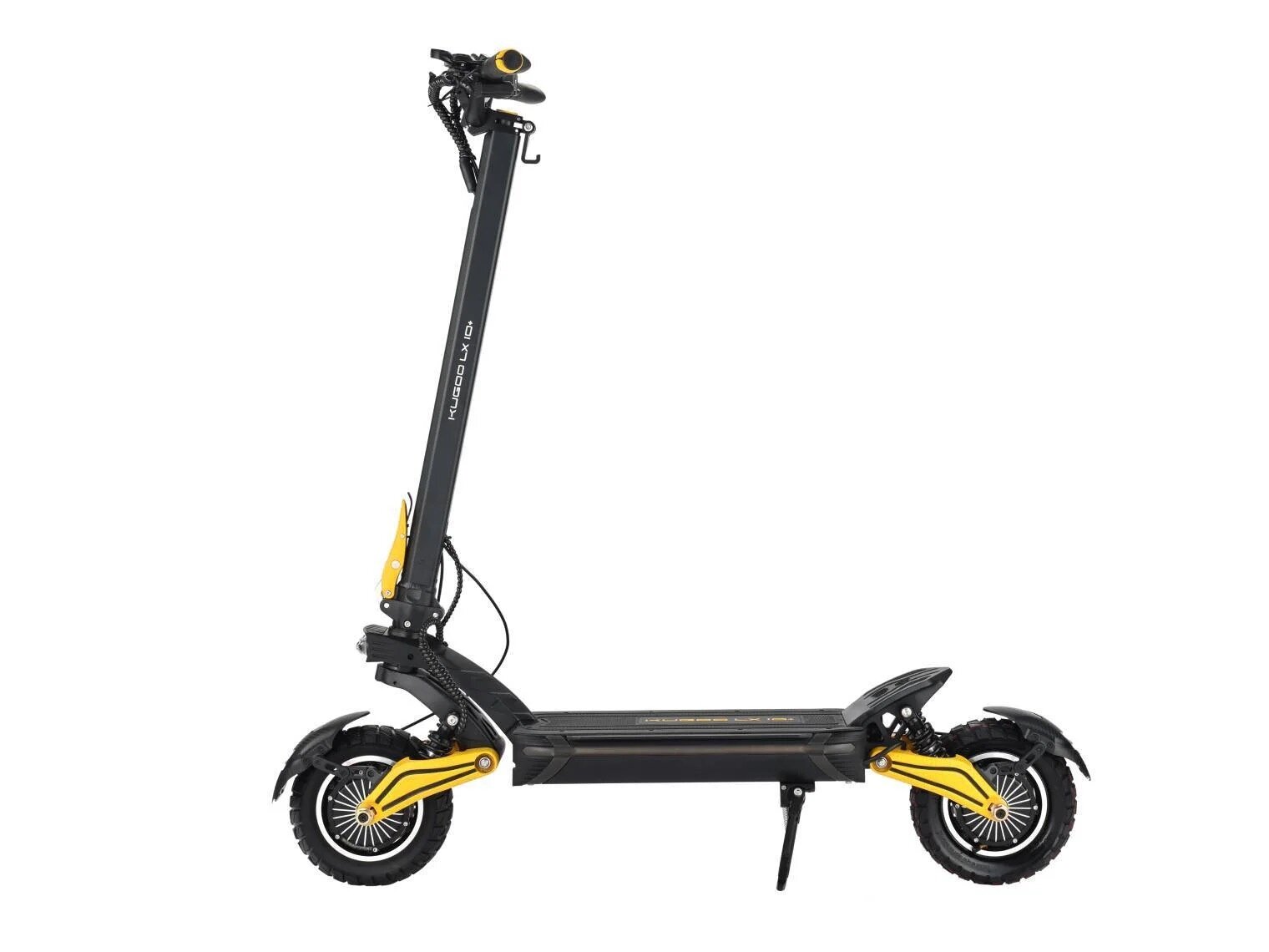 Электросамокат Kugoo Kirin LX 10 Plus, складной, черный — фото 1