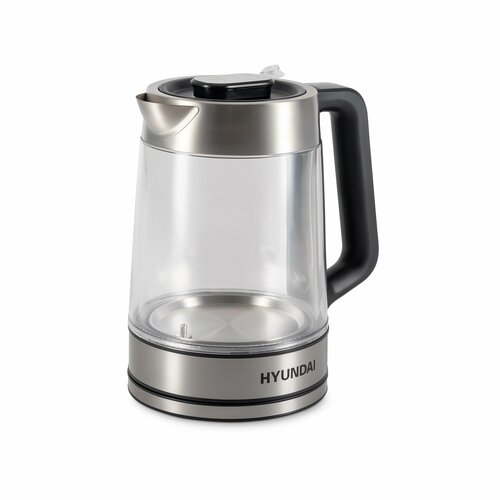 Чайник электрический Hyundai HYK-G5607 черныйсеребристый стекло 5570₽