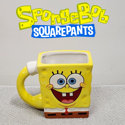 Кружка Спанч Боб керамическая, чашка Sponge Bob, 400 мл