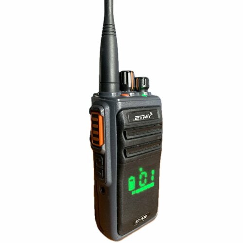 Рация мощная 10 Вт водонепроницаемая аналоговая для работы ETMY- ET-538 7900₽