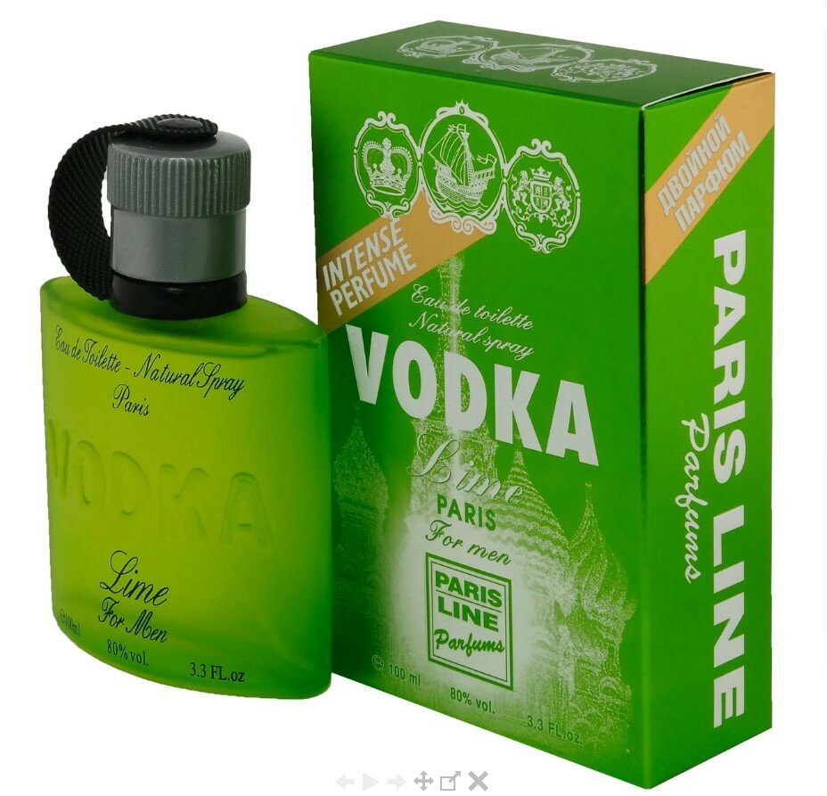 Paris Line Parfums "Vodka Lime" туалетная вода мужская 100 мл