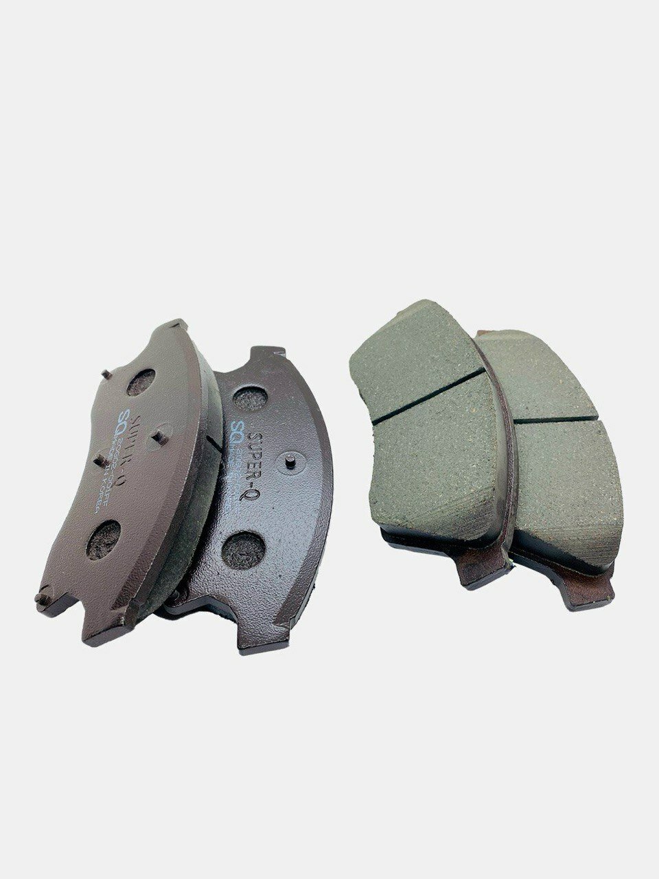 Тормозные колодки Super-Q 444, передние, для Chevrolet Lacetti, Lanos, Nexia, черные — фото 1