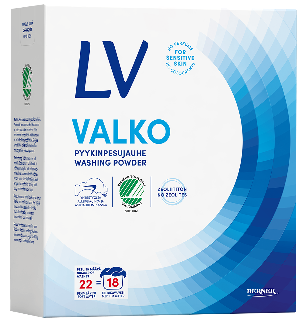 LV - Концентрированный стиральный порошок для белого белья, 750 г