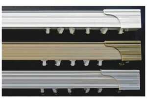 Алюминиевый гибкий профильный карниз для штор Флекса уют 100 см. потолочный