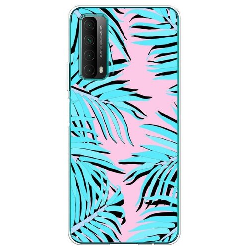 фото Силиконовый чехол "нарисованные пальмы" на huawei p smart 2021 / хуавей п смарт 2021 case place