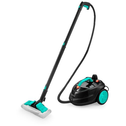 Пароочиститель Kitfort КТ-9104-3 черно-бирюзовый 929000₽