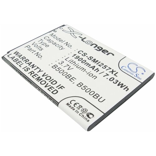 фото Аккумулятор cs-smi257xl (b500ae) для galaxy s4 mini gt-i9190 3.7v 1900mah 7.03wh sino power