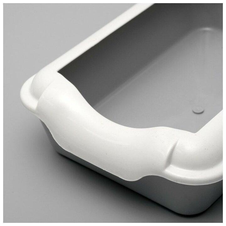 Пижон Туалет с бортом, 40 × 27 × 11 см, серый - фотография № 3