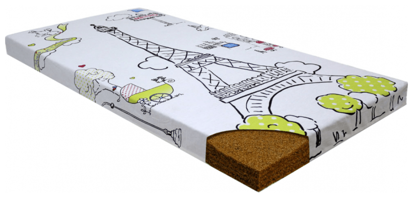 фото Матрац Топотушки Эко-Лайн Эко-Кокос бязь арт.50 119х60х6