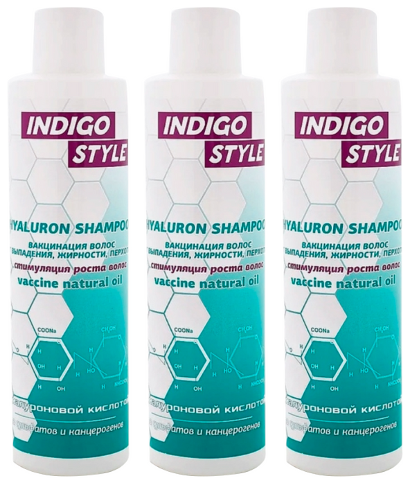 Indigo Style Шампунь для волос от выпадения перхоти жирности 1000 мл