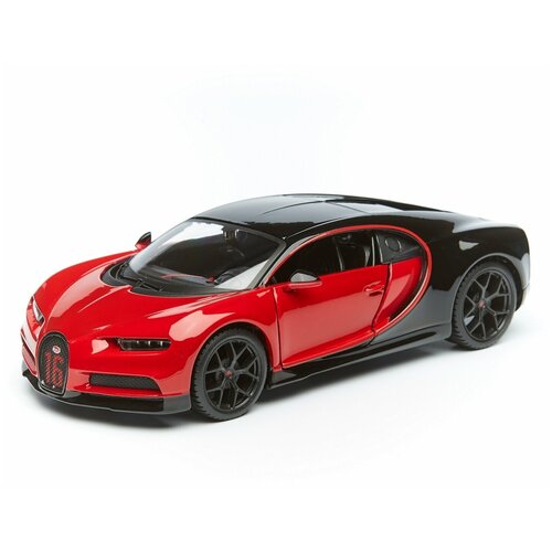 Maisto Машинка Bugatti Chiron Sport, 1:24 красная