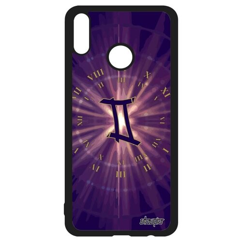 фото Противоударный чехол на телефон // honor 8x // "гороскоп близнецы" календарь zodiac, utaupia, фиолетовый